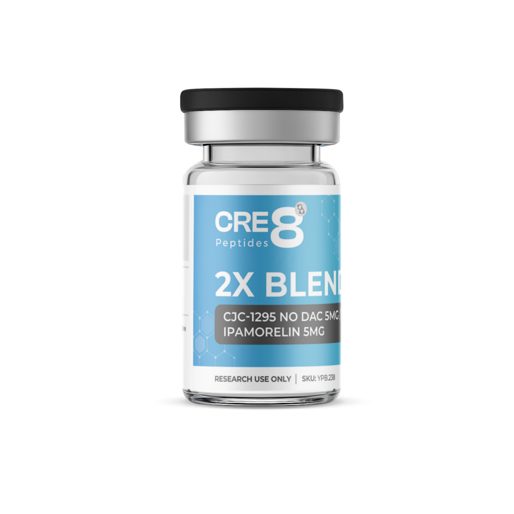 2X Blend CJC-1295 Without DAC (5mg) / Ipamorelin (5mg)